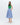Echo Box Pleat Striped Midi Skirt