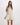 Daphne vintage style midi dress in stone by Theo