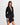 nomia cardigan double breasted black by Theo