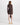 nomia draped knit dress sheer long sleeves by Theo