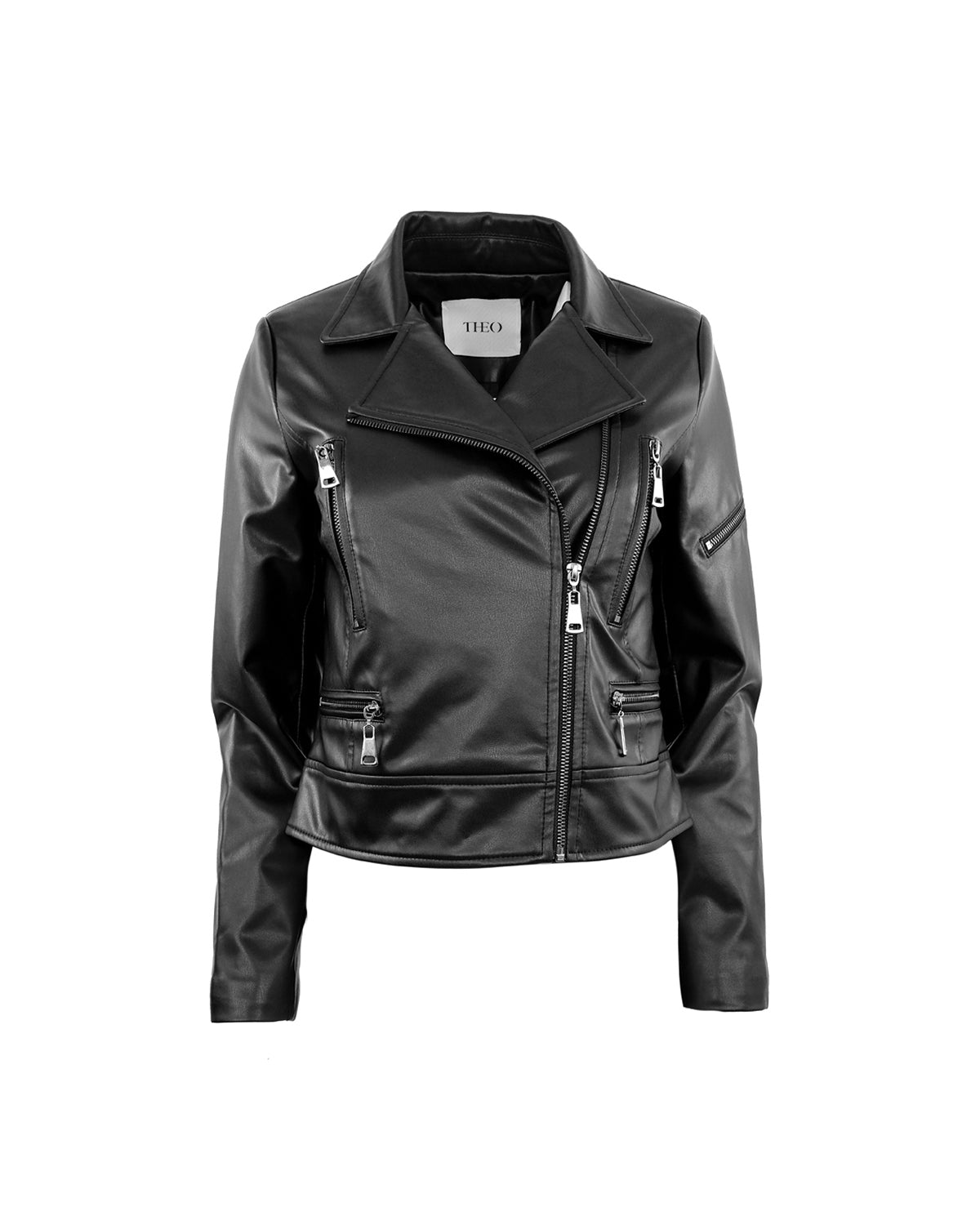 Hera Vegan Leather Biker Jacket