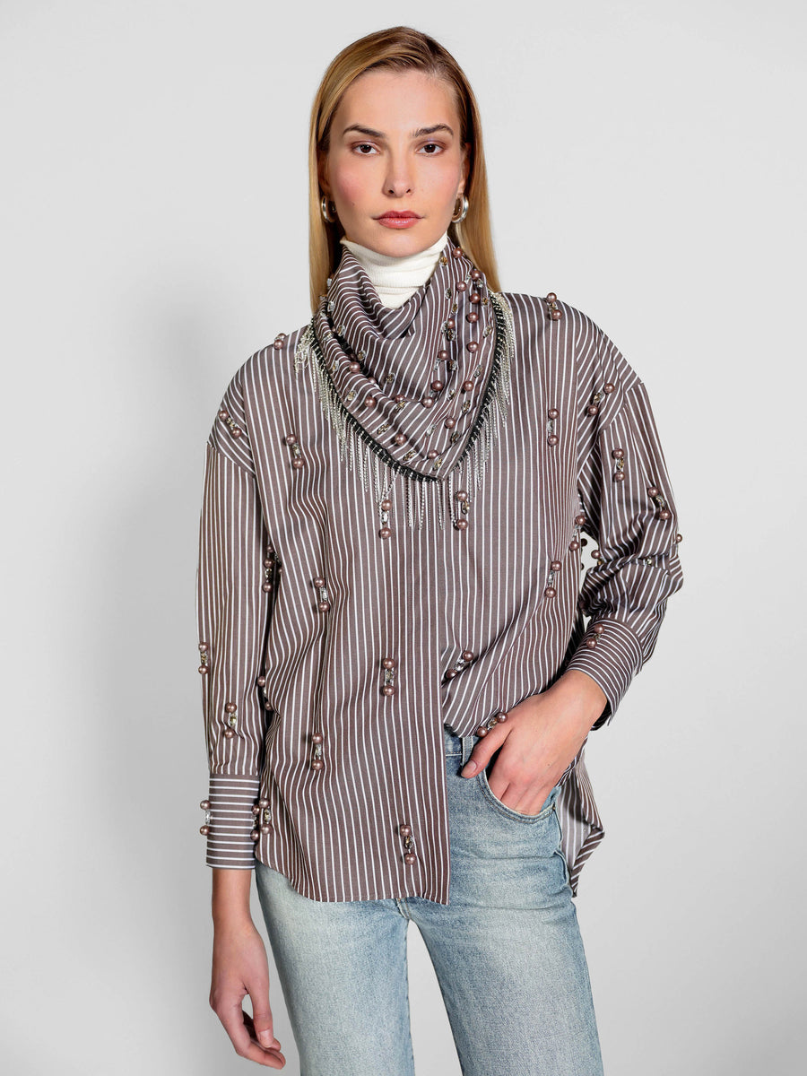 Echo Embellished Scarf