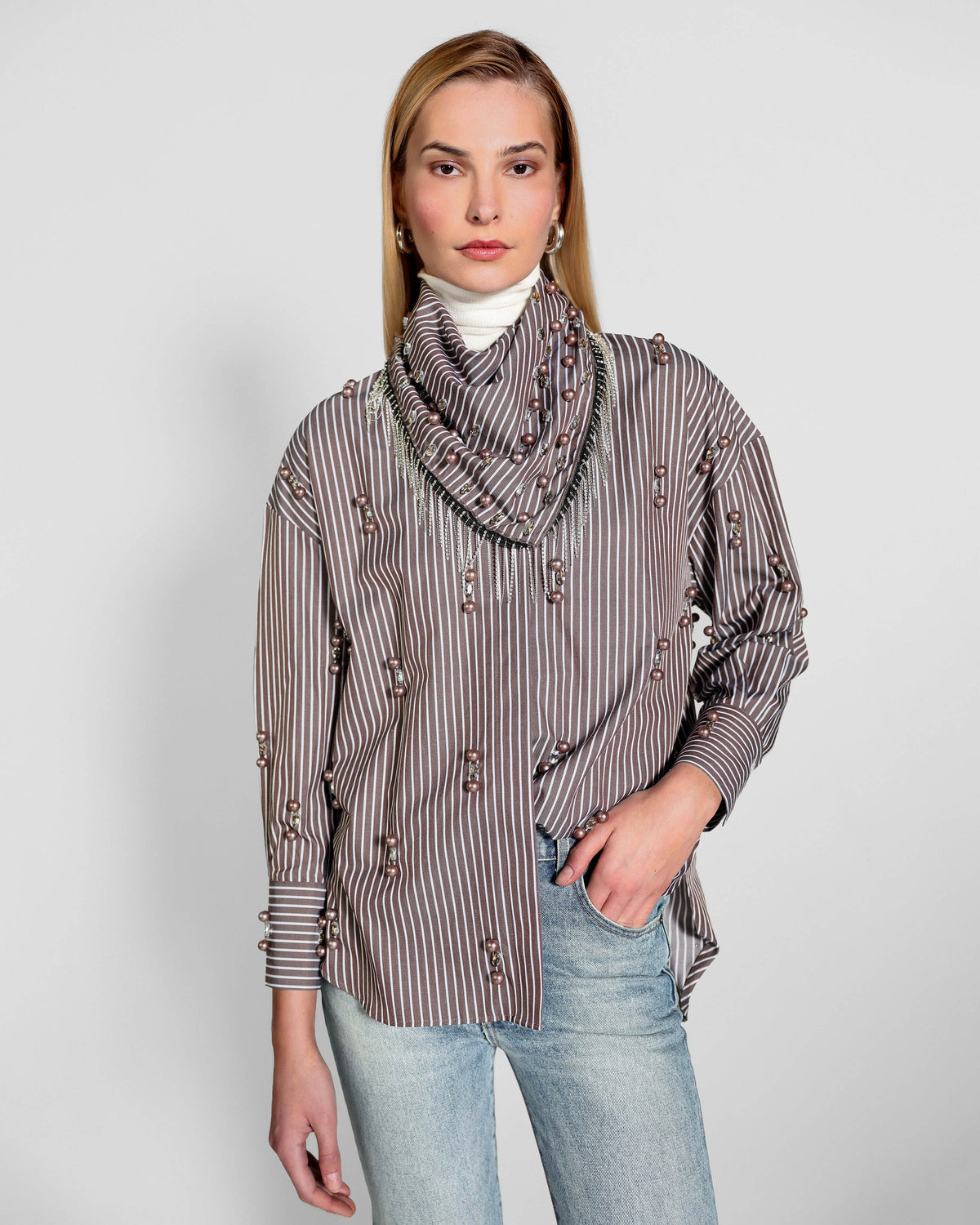 Echo Embellished Scarf