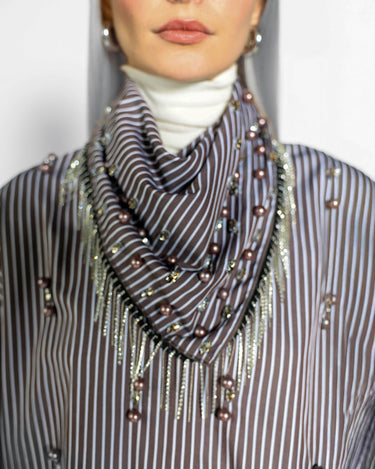 Echo Embellished Scarf
