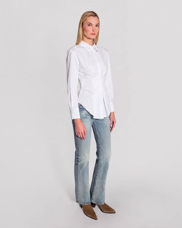 Nemesis Cinched Epaulet Shirt