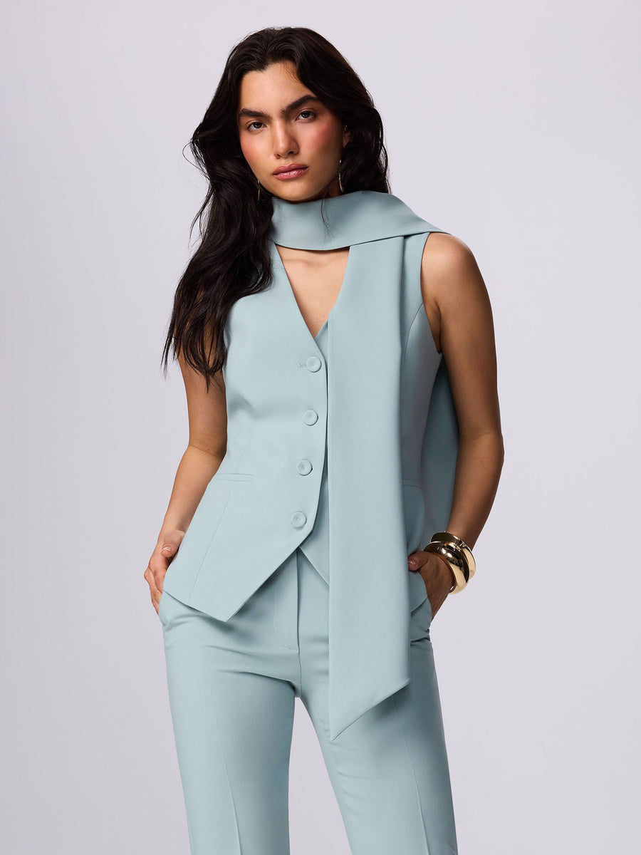 Daphne Tie Front Vest Jacket