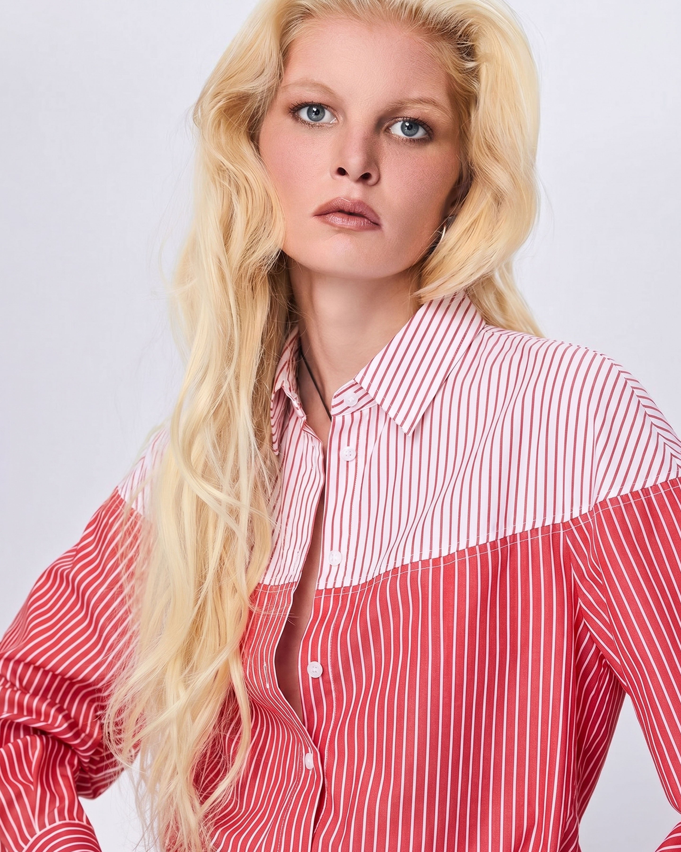 Colorblock Placent Echo Mix Stripe Colorblock Shirt | Modern Striped Button-Down – THEO ...