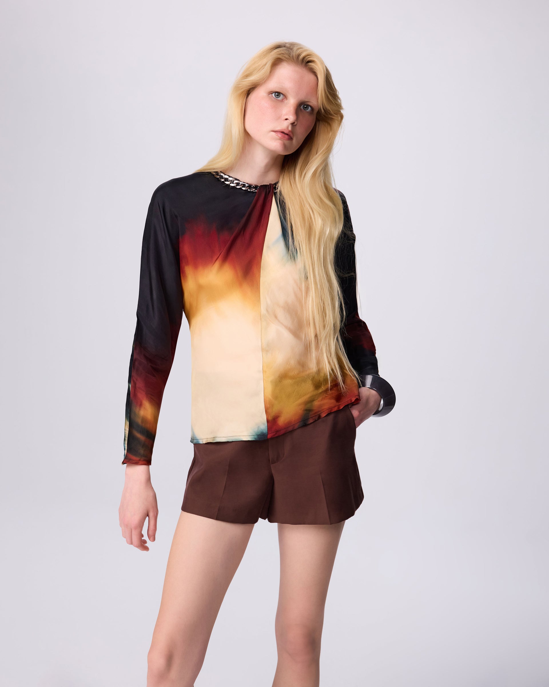 Klotho Necklace Draped Top