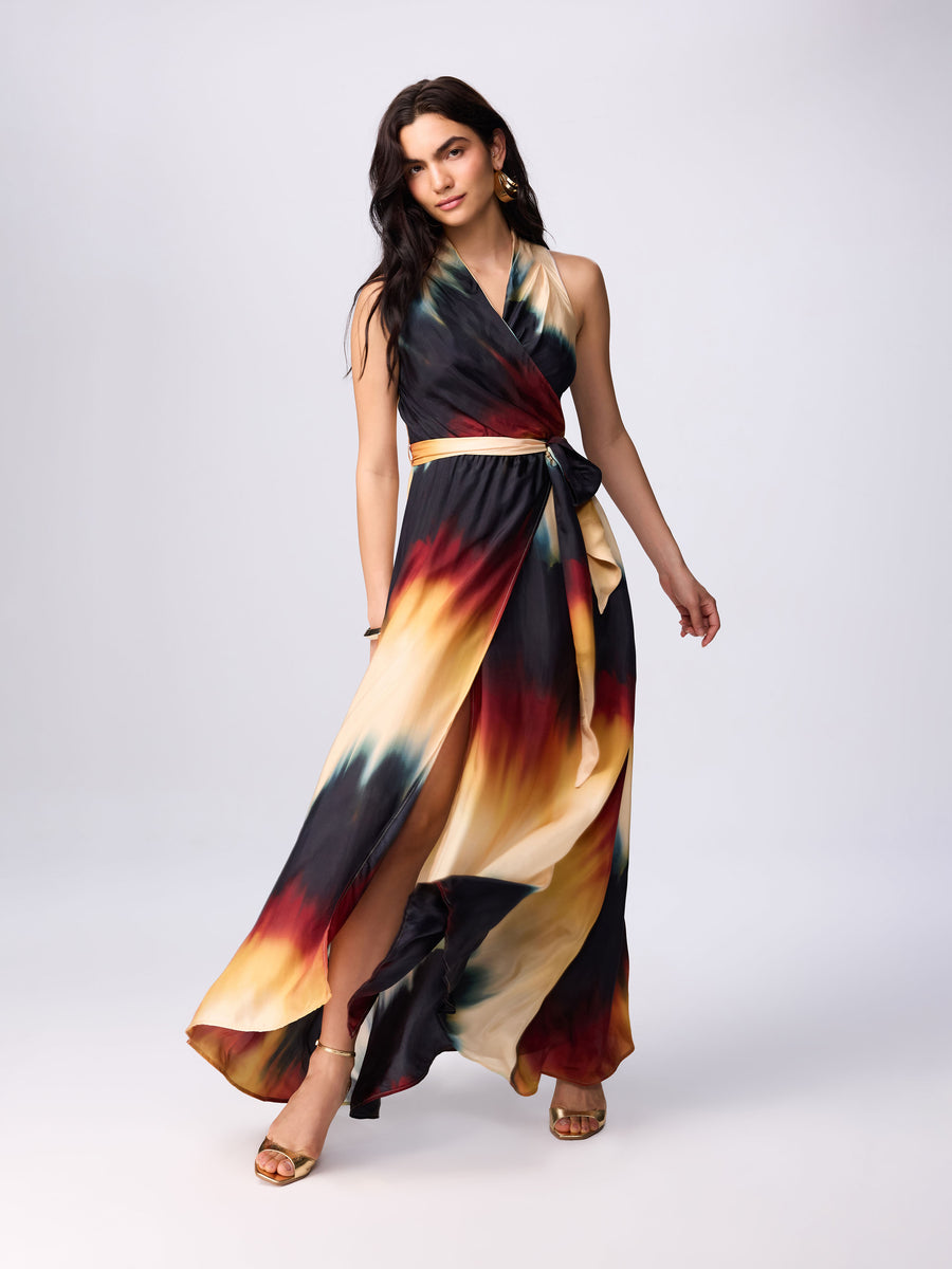 Klotho Print Maxi Dress