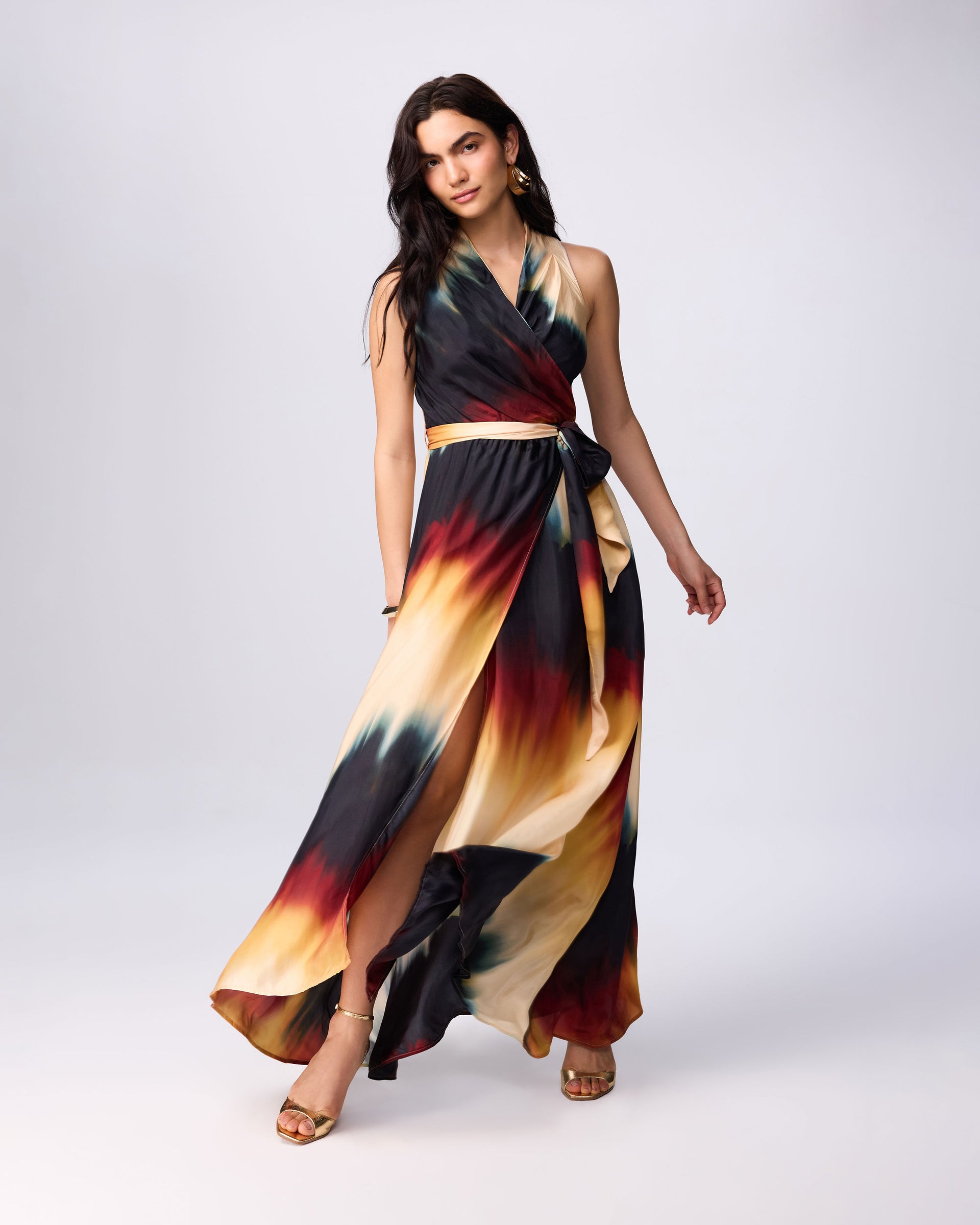 Klotho Print Maxi Dress