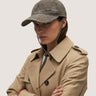 Petasos Messenger Baseball Cap in Koffee Brown by THEO
