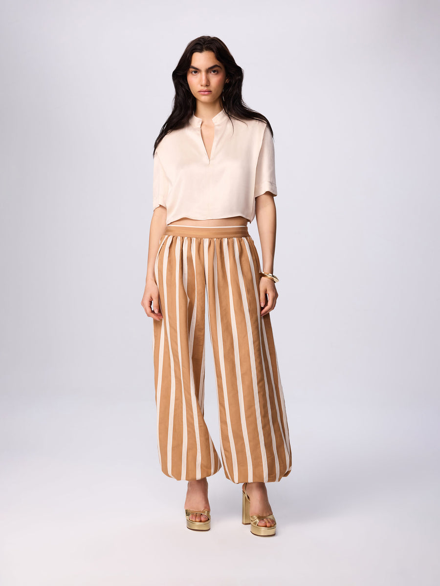 Phaenna Shoulder Pleat Tee
