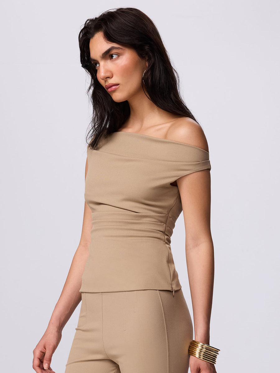 Thetis Draped Neck Top