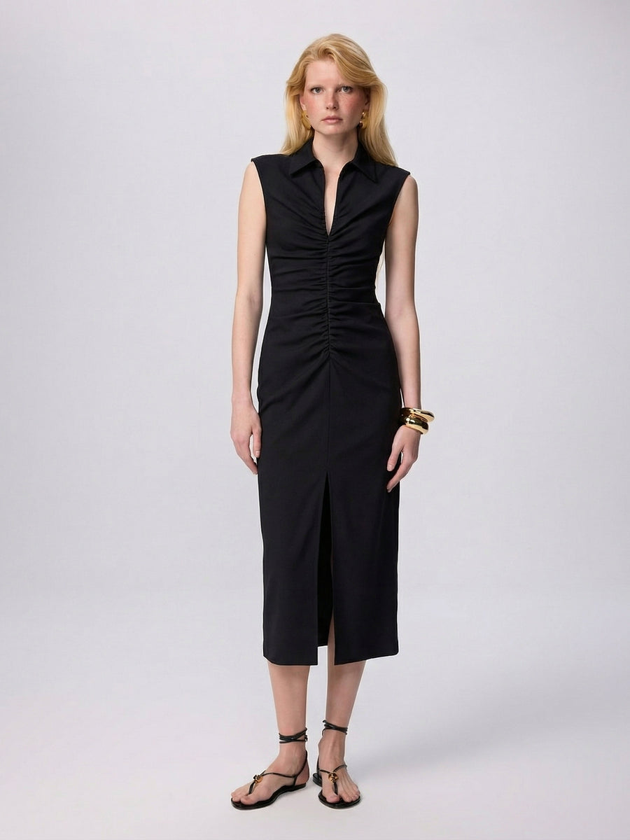Thetis Techno Ruched Front Dress