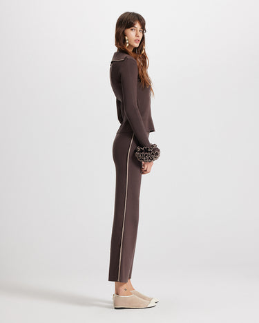 nomia pull on knit pants wide leg by Theo