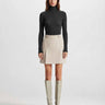 nomia sheer turtleneck layering top by Theo